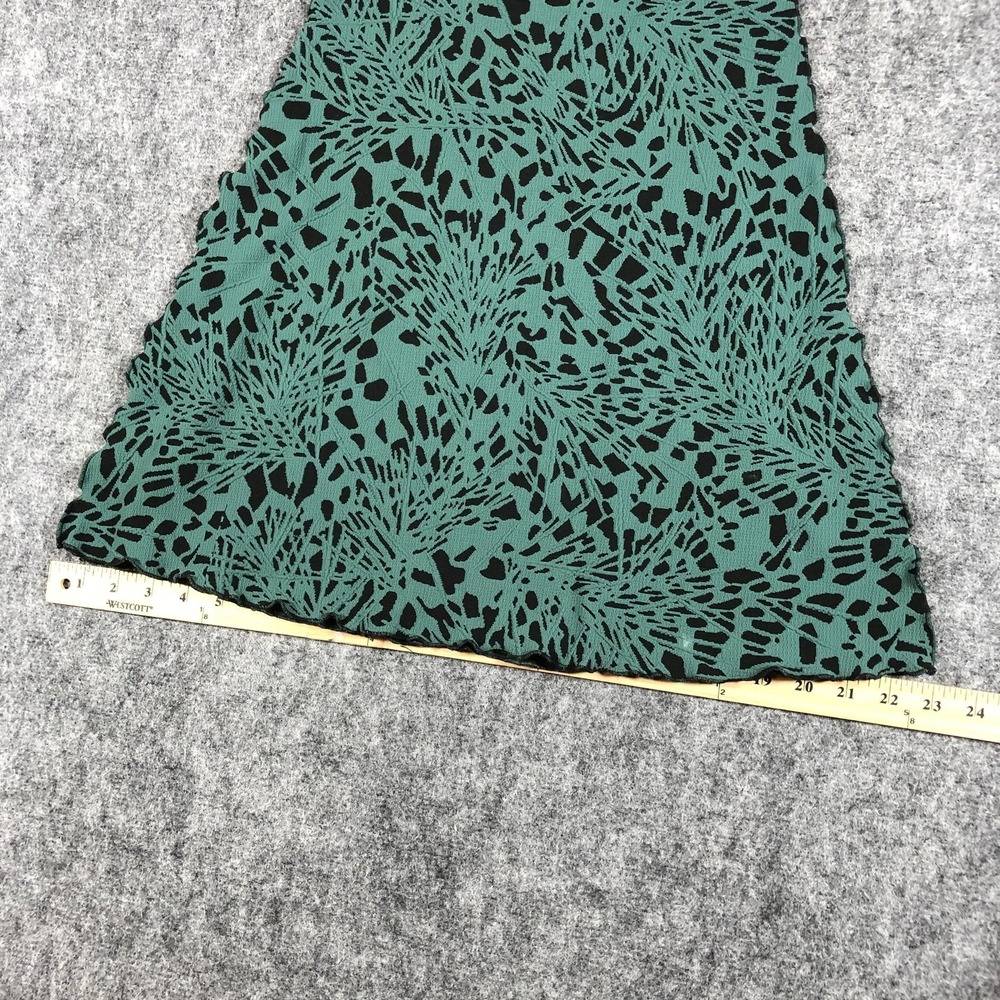 Haystacks Women's Skirt Size XS Green Black Abstract A-Line Pull-On - Picture 15 of 16